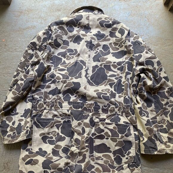 Walls Blizzard Pruf Duck Camo Coveralls Mens Large Hunting Warm - Picture 9 of 14
